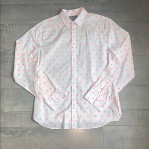 Bonobos Pink Square Patterned Button Down